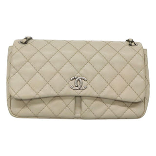 Chanel Natural Beauty Split Pocket Flap Bag Stitched Calfskin