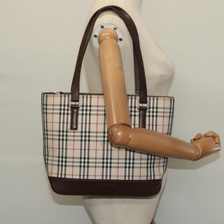 Burberry Nova Check Tote canvas check pattern