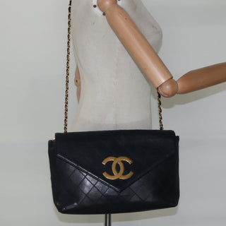 Chanel Vintage CC Mini chain Shoulder Bag Leather
