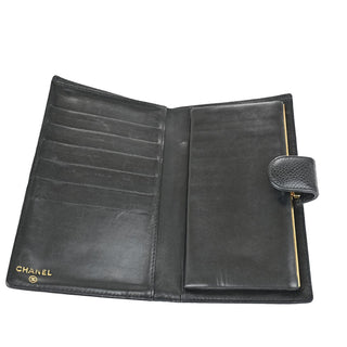Chanel CC Bifold Wallet Quilted Caviar