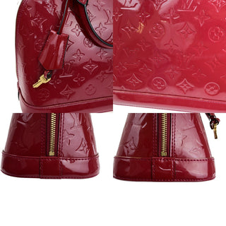 Louis Vuitton Alma Handbag Monogram Vernis