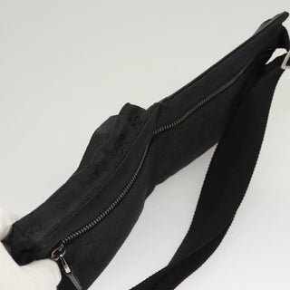 Gucci Vintage Double Belt Bag GG Denim