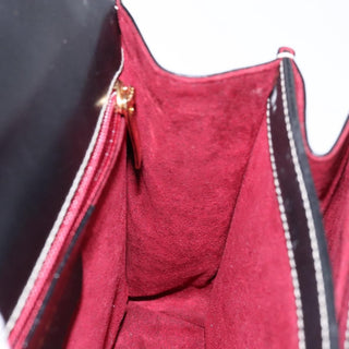 Salvatore Ferragamo Gancini Convertible Top Handle Bag Leather