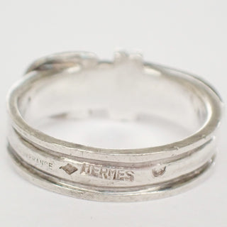 Hermes Belt Buckle Ring Silver 925