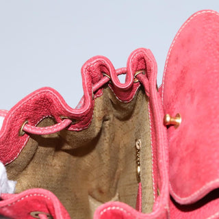 Gucci Vintage Bamboo Backpack Suede