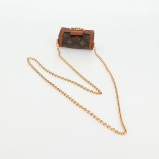 Louis Vuitton Dauphine Chain Wallet Reverse Monogram Canvas