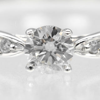 Tiffany & Co. Harmony Solitaire Ring Platinum with RBC Diamond