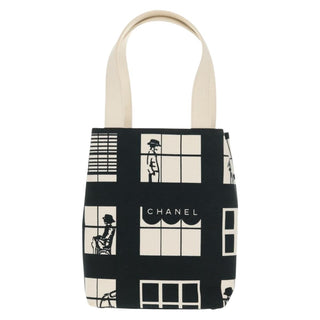 Chanel Coco Window Tote Printed Canvas