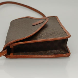 Celine Vintage Macadam Shoulder Bag Canvas