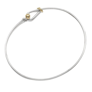 Tiffany & Co. Love Knot Bracelet Sterling Silver and 18K Yellow Gold