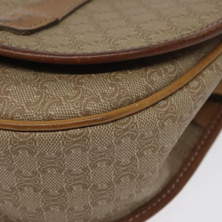 Celine Vintage Macadam Shoulder Bag Canvas