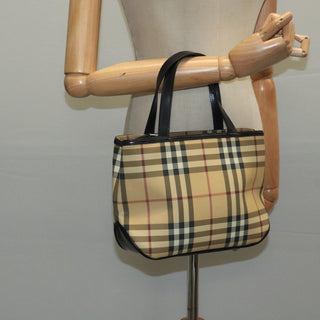 Burberry Nova Check Tote canvas check pattern