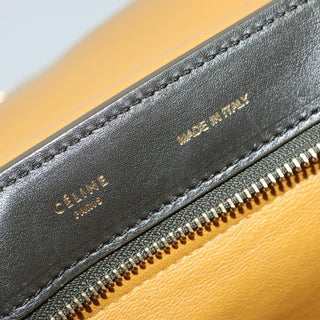 Celine Trapeze Bag Leather with Suede