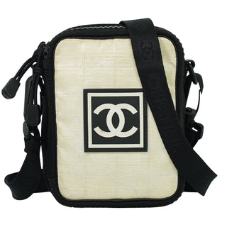 Chanel Sport Line Crossbody Bag Coated Canvas