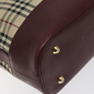 Burberry Shoulder Bag Nova Check Canvas