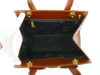 Salvatore Ferragamo Convertible Vara Bow Tote Leather