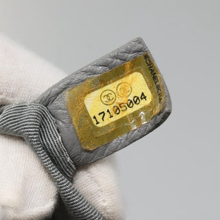 Chanel Logo Chain Tote Quilted Nylon with Tweed