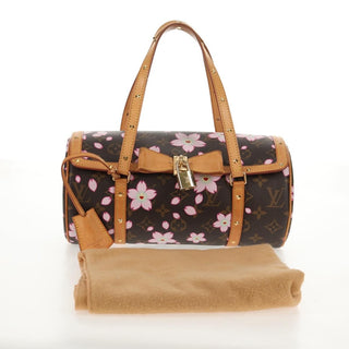 Louis Vuitton Papillon Handbag Limited Edition Cherry Blossom Monogram