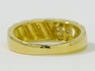 Christian Dior CD ring Yellow Gold and Diamond