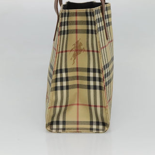 Burberry Top Handle Tote Haymarket Coated Canvas