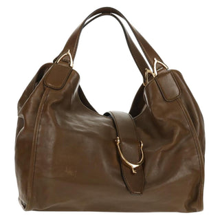 Gucci Soft Stirrup Tote Leather