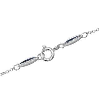 Tiffany & Co. Elsa Peretti Color By The Yard Chain Ring Sterling Silver with Aquamarine