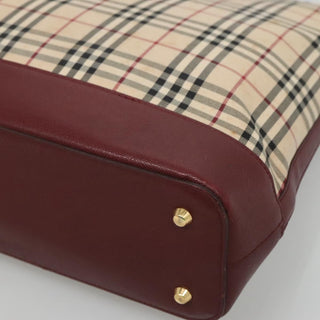 Burberry Nova Check Tote canvas check pattern