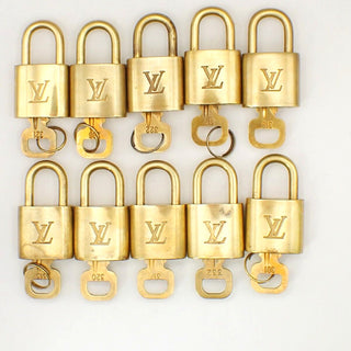 Louis Vuitton Porte Cles Cadena Bag Charm and Key Holder Metal and Enamel