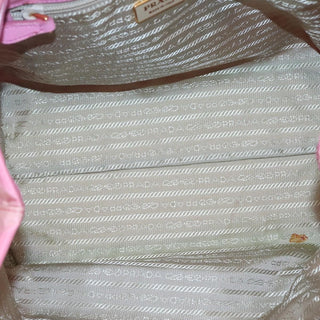 Prada Bow Tote Tessuto with Leather