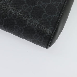 Gucci Web Strap Front Zip Messenger Bag GG Coated Canvas