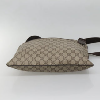 Gucci Zip Top Messenger Bag GG Coated Canvas