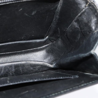 Gucci Vintage double G logo shoulder bag Leather