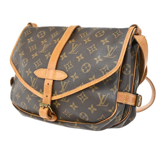 Louis Vuitton Saumur Handbag Monogram Canvas
