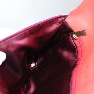 Chanel Vintage Chocolate Bar Double Side Flap Shoulder Bag Quilted Lambskin