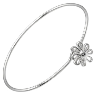 Tiffany & Co. Daisy Bangle Bracelet Silver 925