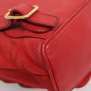 Gucci Vintage Bamboo Backpack Suede