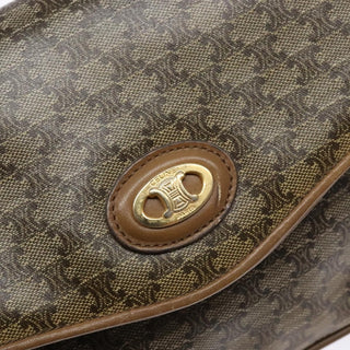 Celine Macadam Shoulder Bag PVC Leather