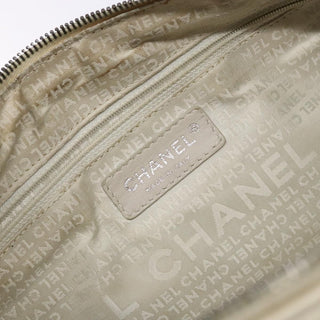 Chanel Square Stitch Duffle Bag Quilted Caviar