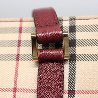 Burberry Nova Check Tote canvas check pattern