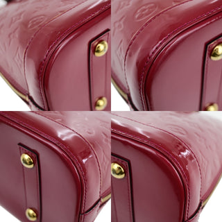 Louis Vuitton Alma Handbag Monogram Vernis