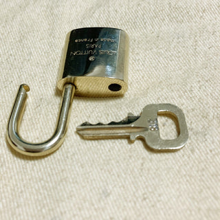 Louis Vuitton Cadenas Bag Charm Metal with Enamel