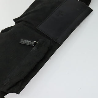 Gucci Vintage Double Belt Bag GG Canvas with Leather