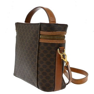 Celine Vintage Macadam Shoulder Bag Canvas