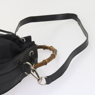 Gucci Vintage Bamboo Shoulder Bag Nylon
