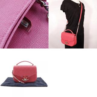 Chanel Coco Curve Flap Messenger Calfskin and Quilted Goatskin