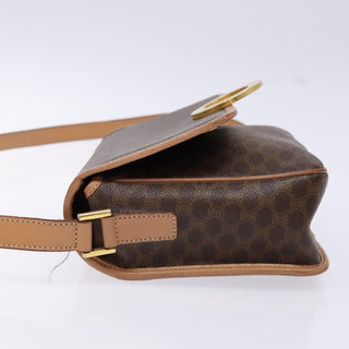 Celine Vintage Macadam Shoulder Bag Canvas