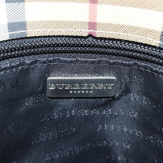 Burberry Nova Check Tote Canvas and Leather