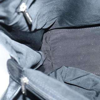 Chanel Vintage CC Zip Around Bowler Bag Quilted Caviar