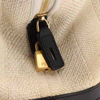 Fendi Pequin 2Bag Canvas and Leather