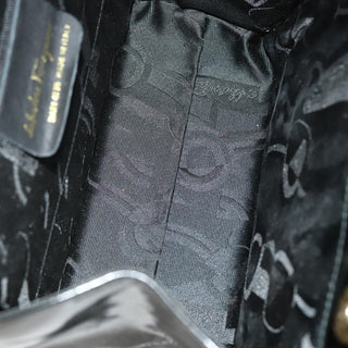 Salvatore Ferragamo Convertible Vara Bow Tote Patent Leather